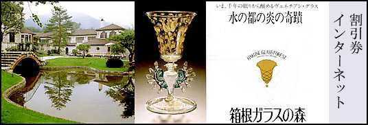 Keiyuna様専用　箱根ガラスの森　入場招待券　優待券 箱根ガラスの森美術館 入場招待券5、優待券6000円分 15000円